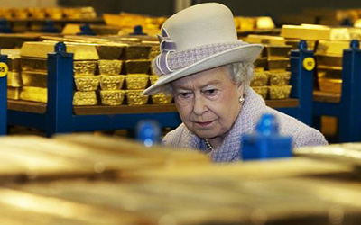 На сегодня еще долг Англии России
за срыв поставок в 1-й Мировой войне
равен примерно 320-330 тонн золота.